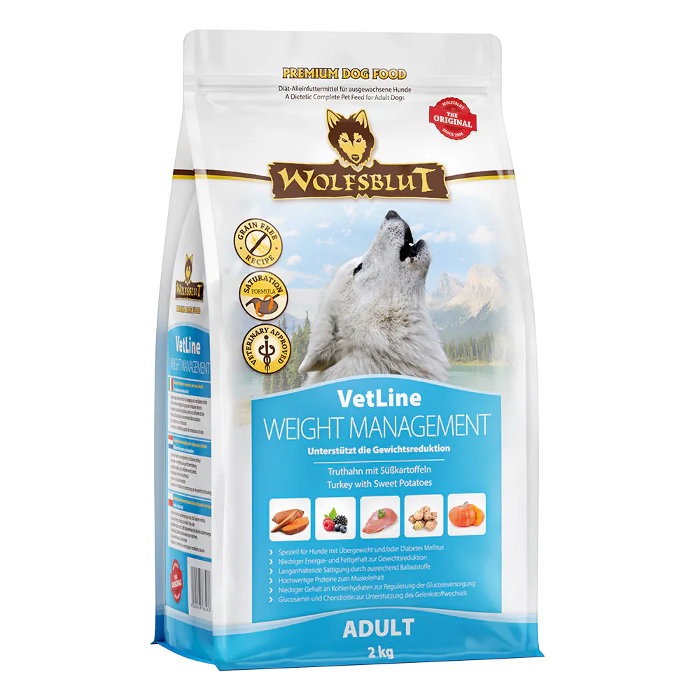 Wolfsblut VetLine Weight Management Adult Truthahn mit Süsskartoffeln