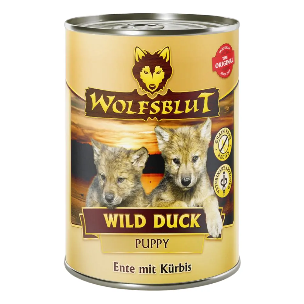 Wolfsblut Puppy Wild Duck Ente mit Kürbis